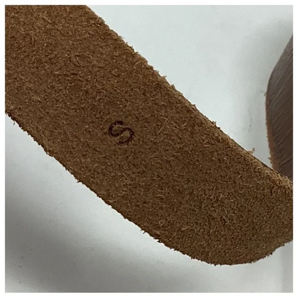 J. Crew Brown Leather Belt Size Small Genuine Leather - Picture 6 of 8